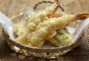 Tempura in a basket